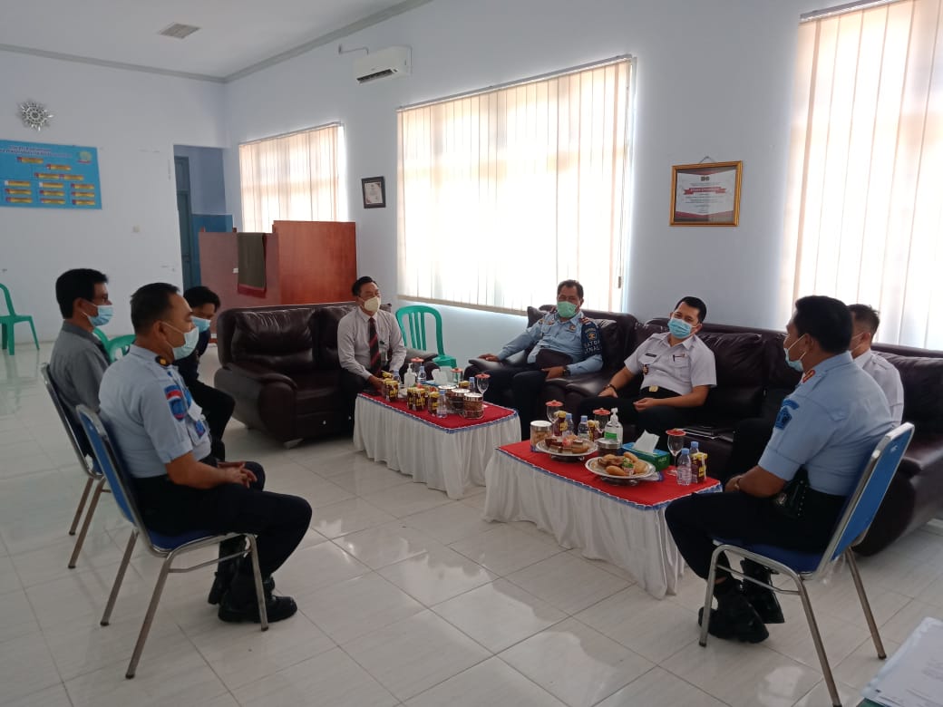 kunjungan kalapas dan KPN Palopo dalam rangka koordinasi terkait sidang online